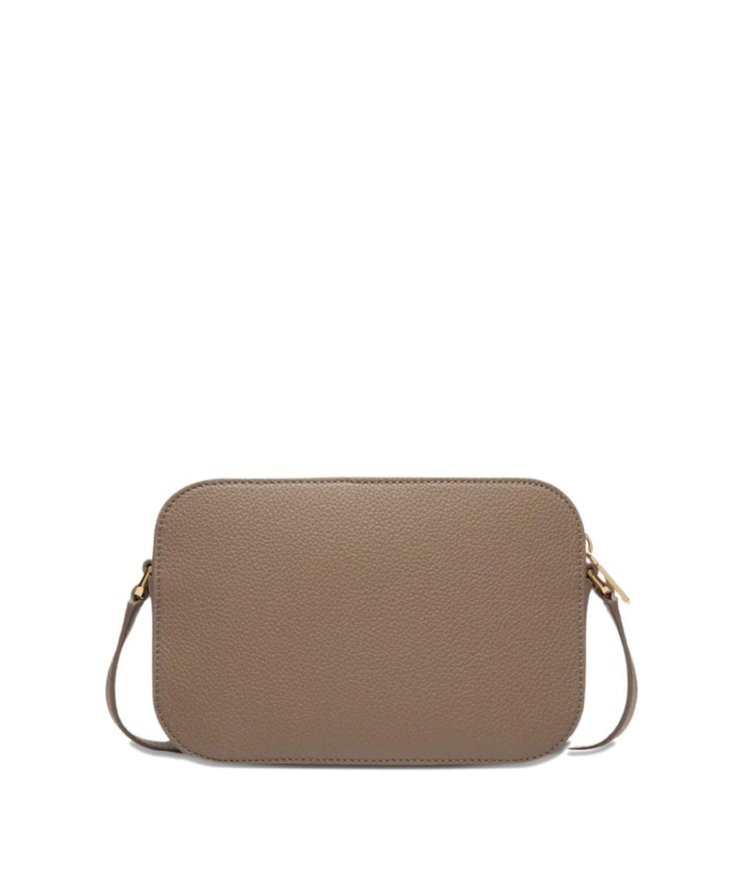 BALLY Бежевая кожаная сумка через плечо, фото 3