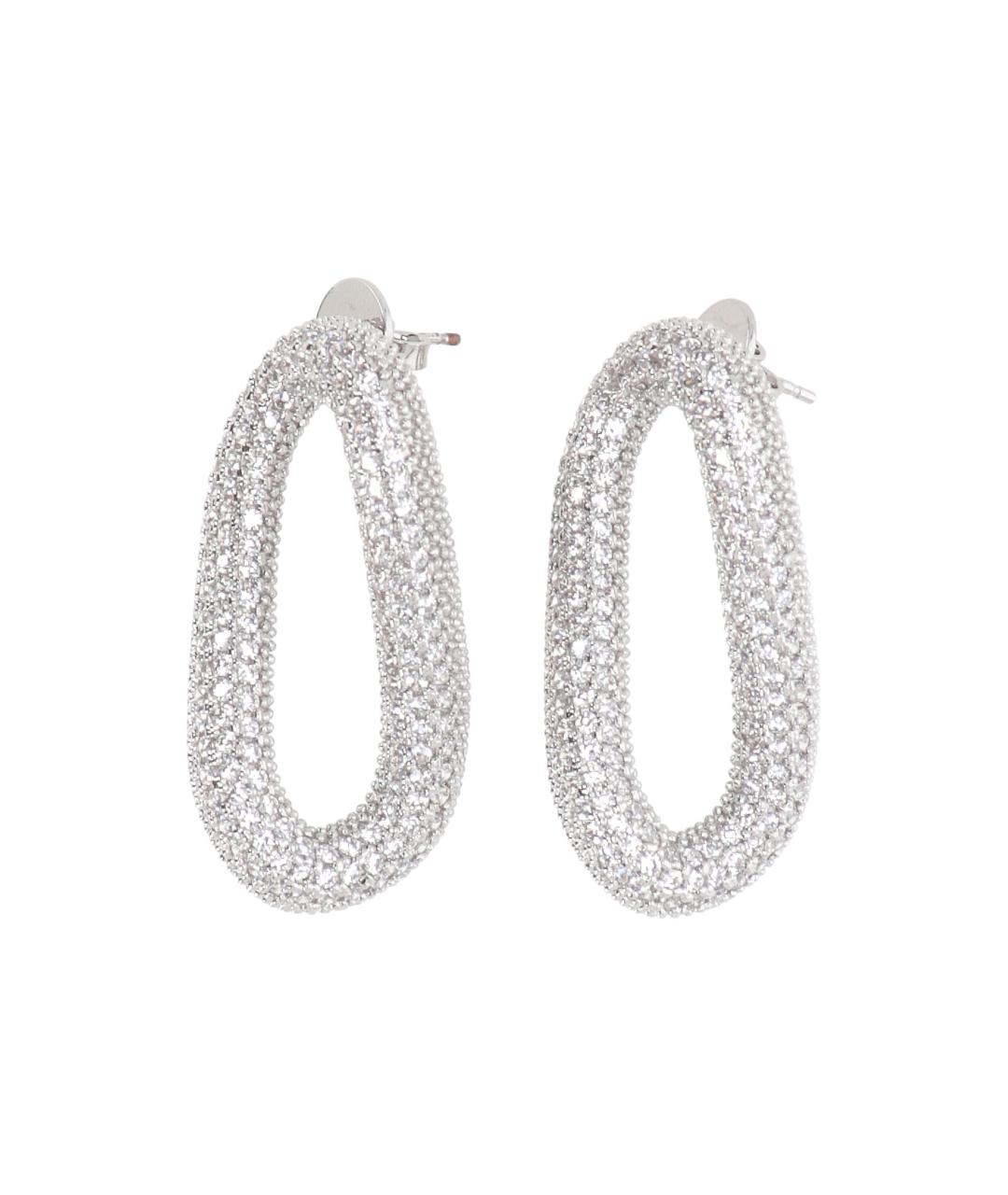 RASNA Серебряные металлические серьги, фото 1