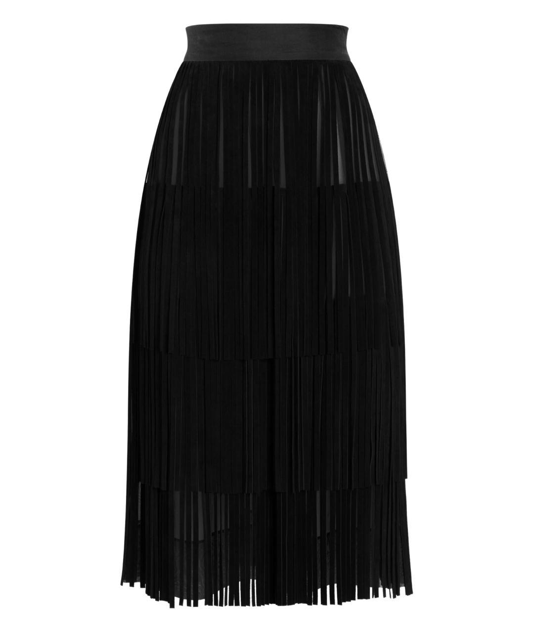 DOLCE&GABBANA Черная юбка миди, фото 1