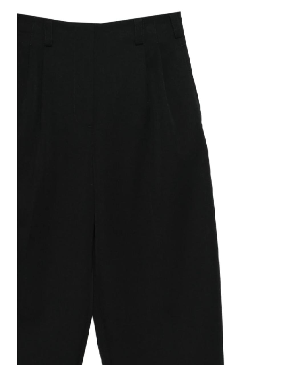 GIVENCHY Черные шерстяные прямые брюки, фото 2