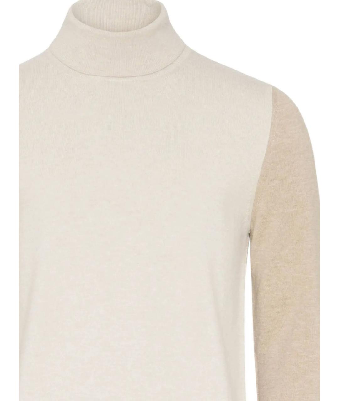 MAISON MARGIELA Бежевая шерстяная водолазка, фото 2