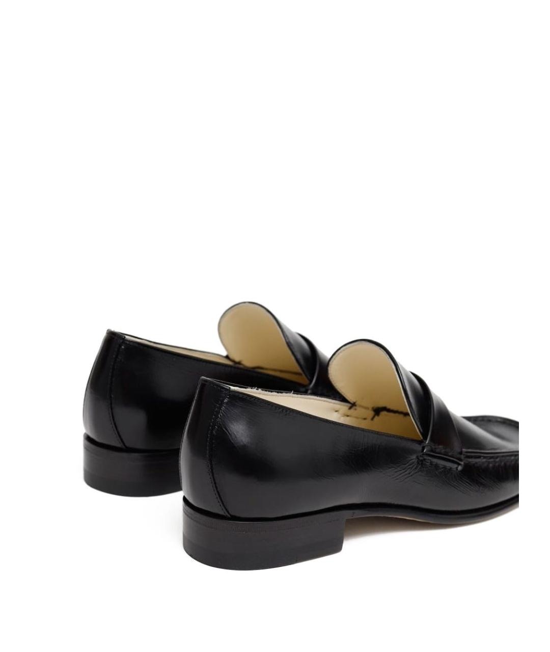 PHOEBE PHILO Черные кожаные лоферы, фото 3