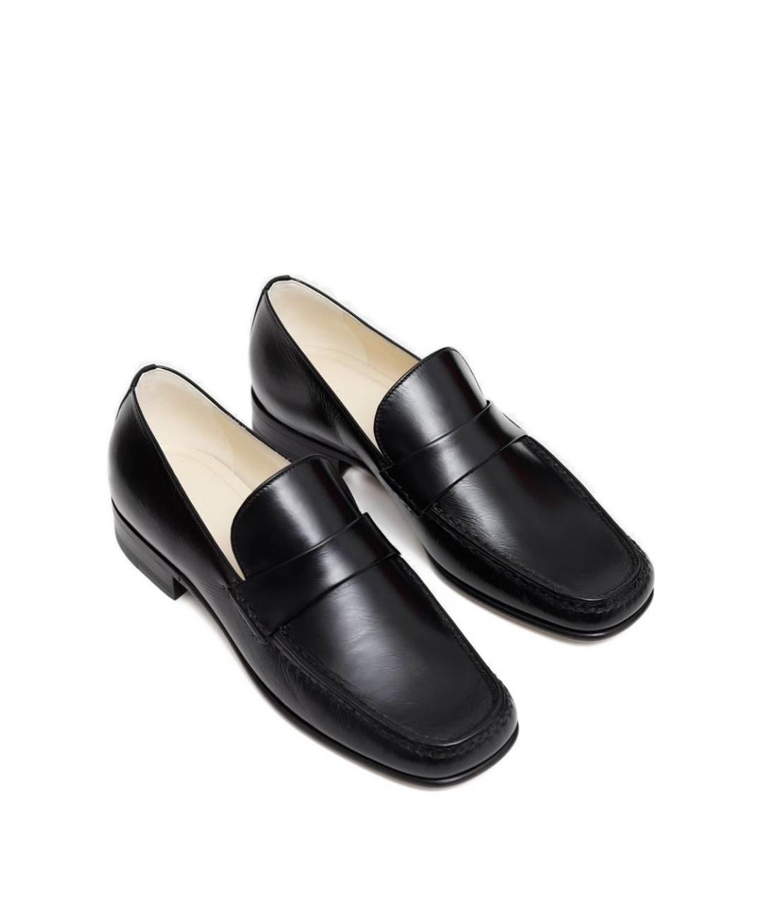 PHOEBE PHILO Черные кожаные лоферы, фото 2