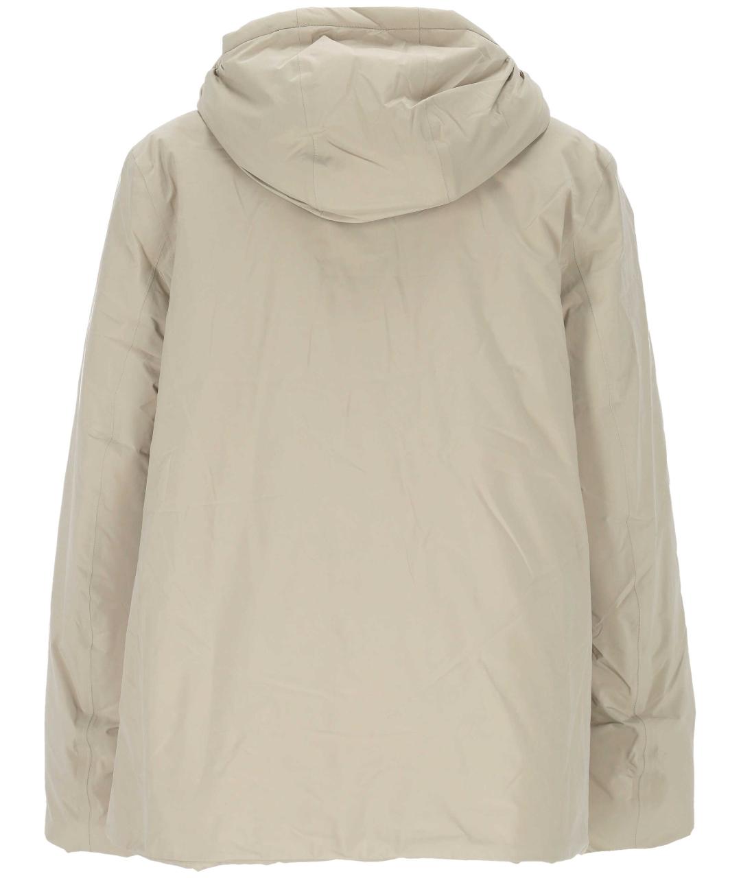 K-WAY Бежевая полиэстеровая куртка, фото 3