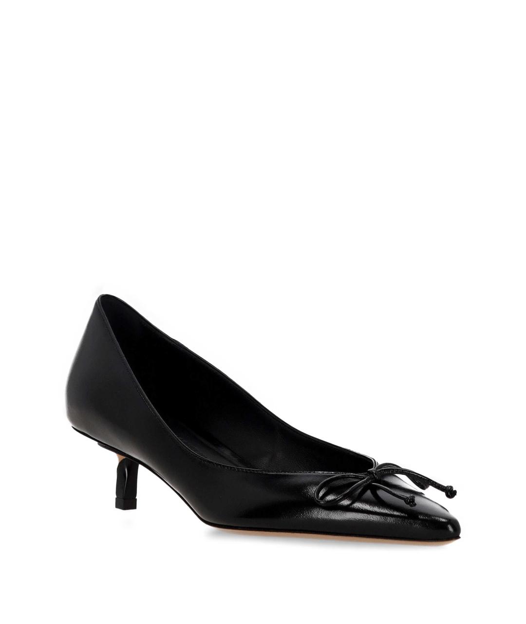 JACQUEMUS Черные кожаные туфли, фото 2