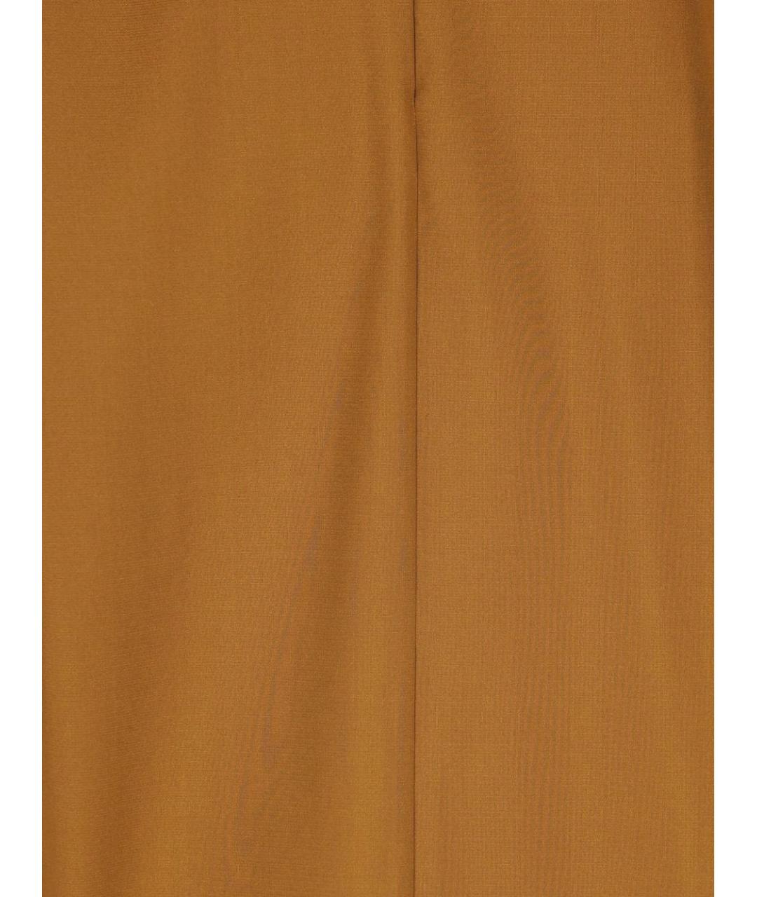 SAINT LAURENT Коричневая полиамидовая блузы, фото 3