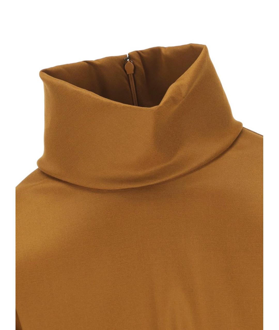 SAINT LAURENT Коричневая полиамидовая блузы, фото 2