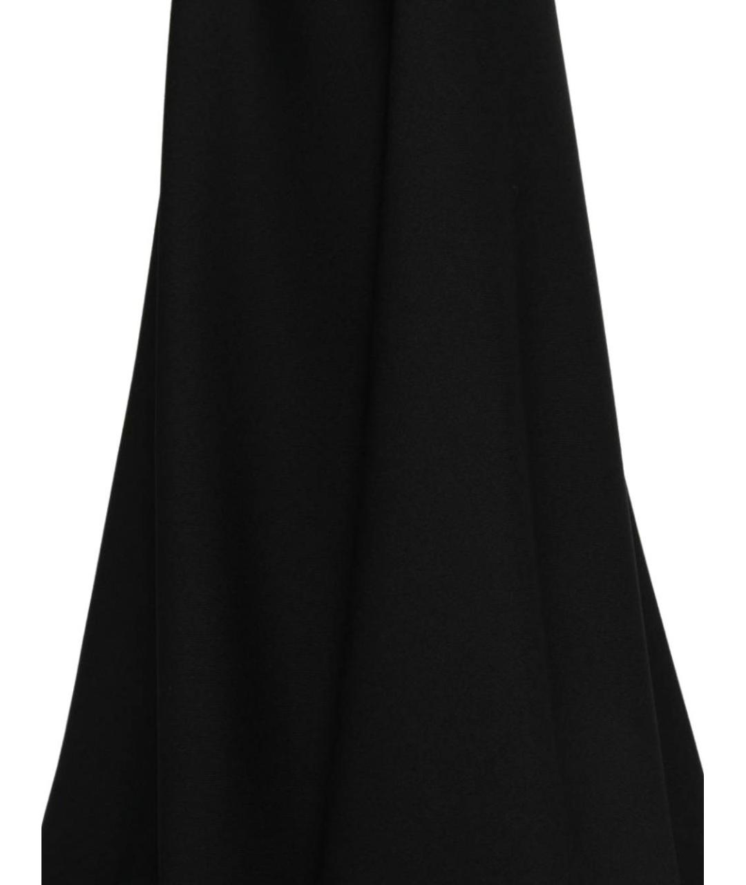 BALENCIAGA Черная вискозная юбка миди, фото 2