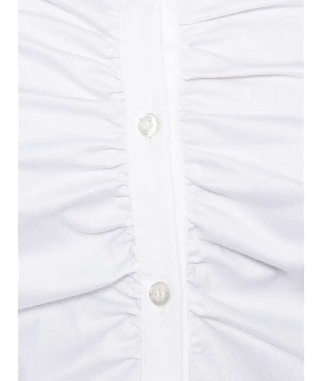 BALENCIAGA Белая хлопковая рубашка, фото 2
