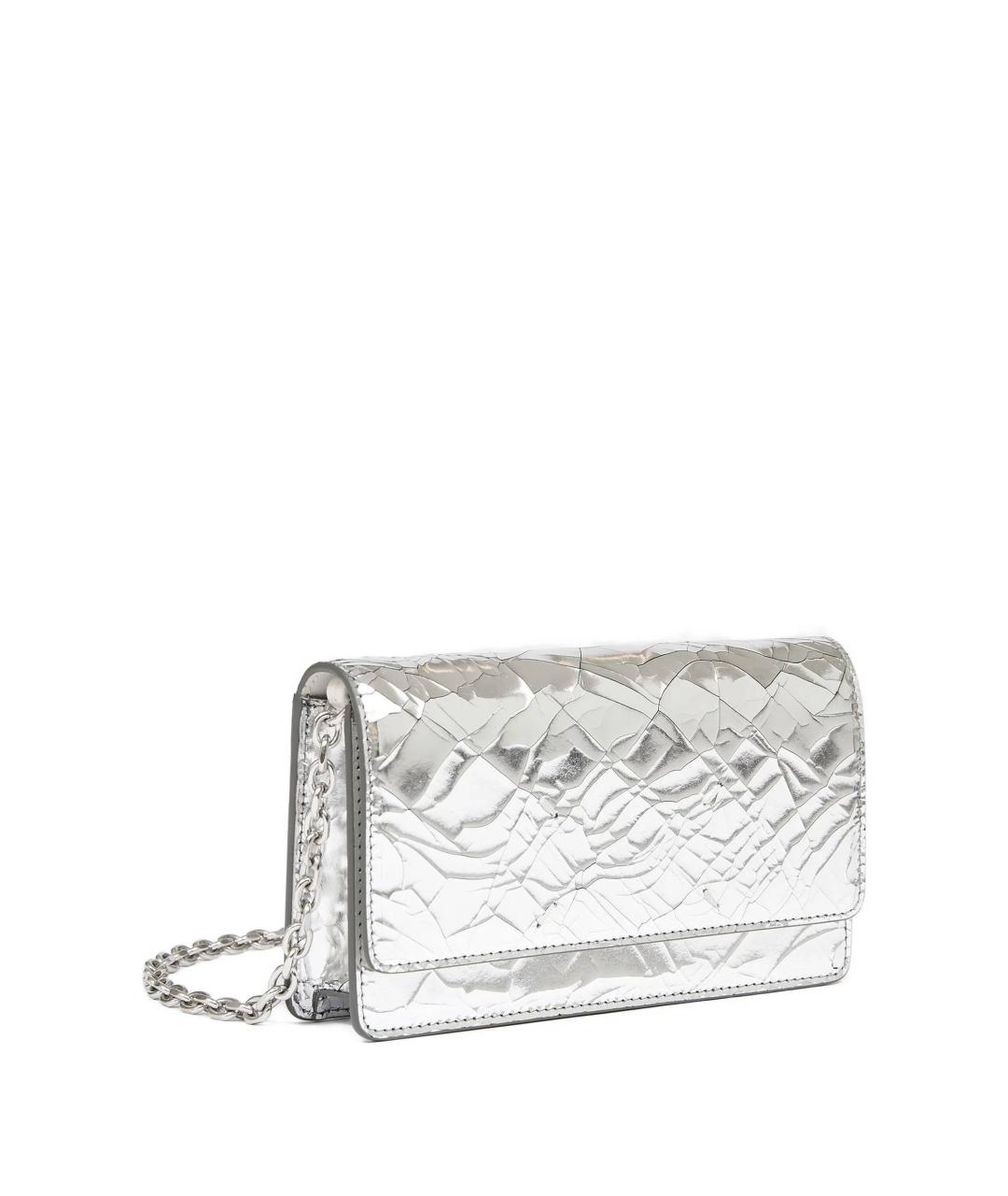 MAISON MARGIELA Серебрянный кожаный кошелек, фото 2