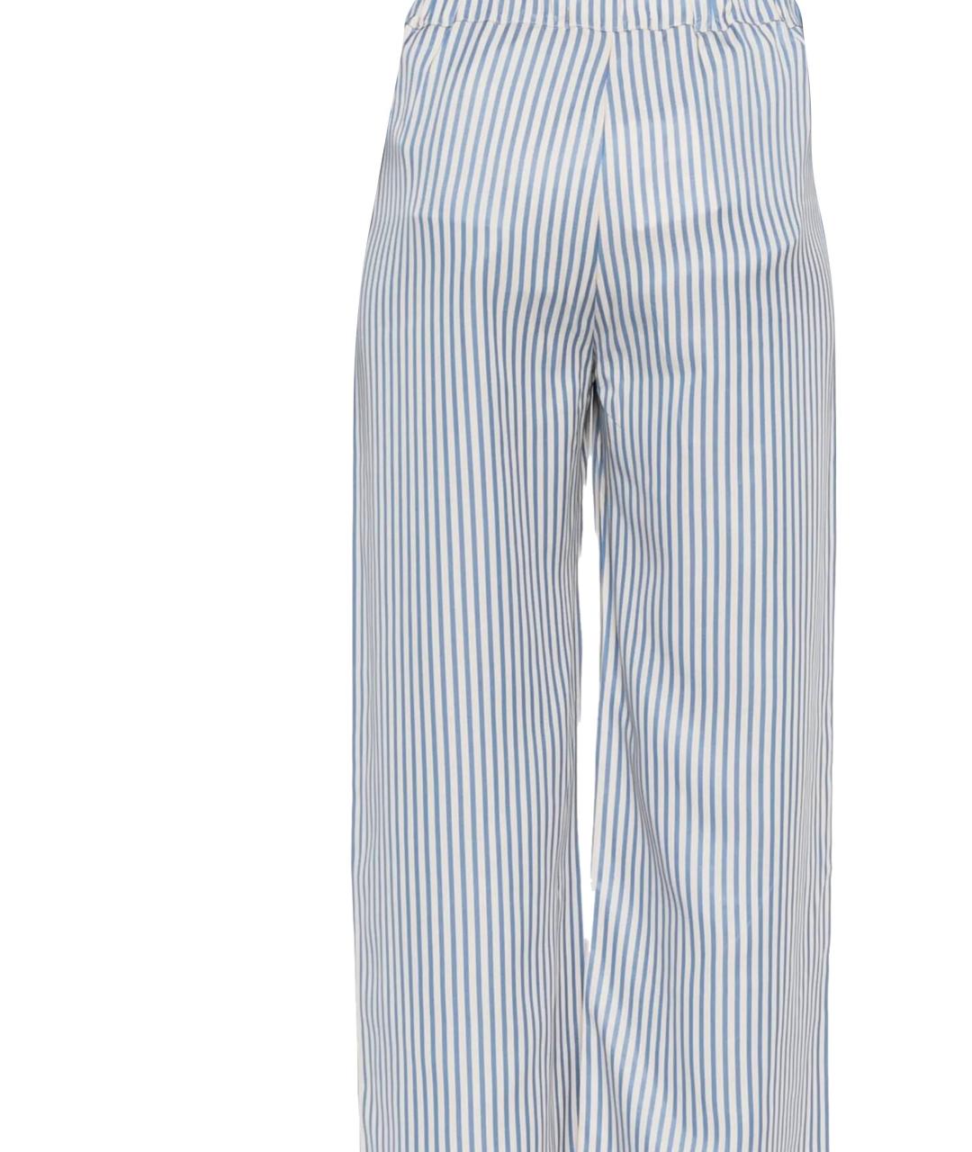 MAISON LABICHE Голубые прямые брюки, фото 3