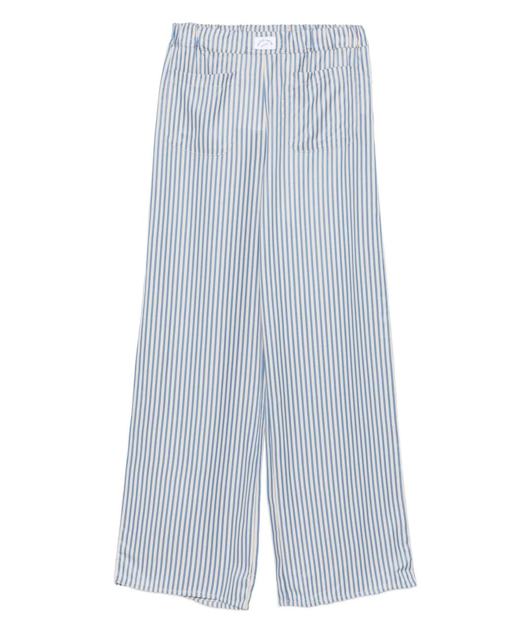 MAISON LABICHE Голубые прямые брюки, фото 1