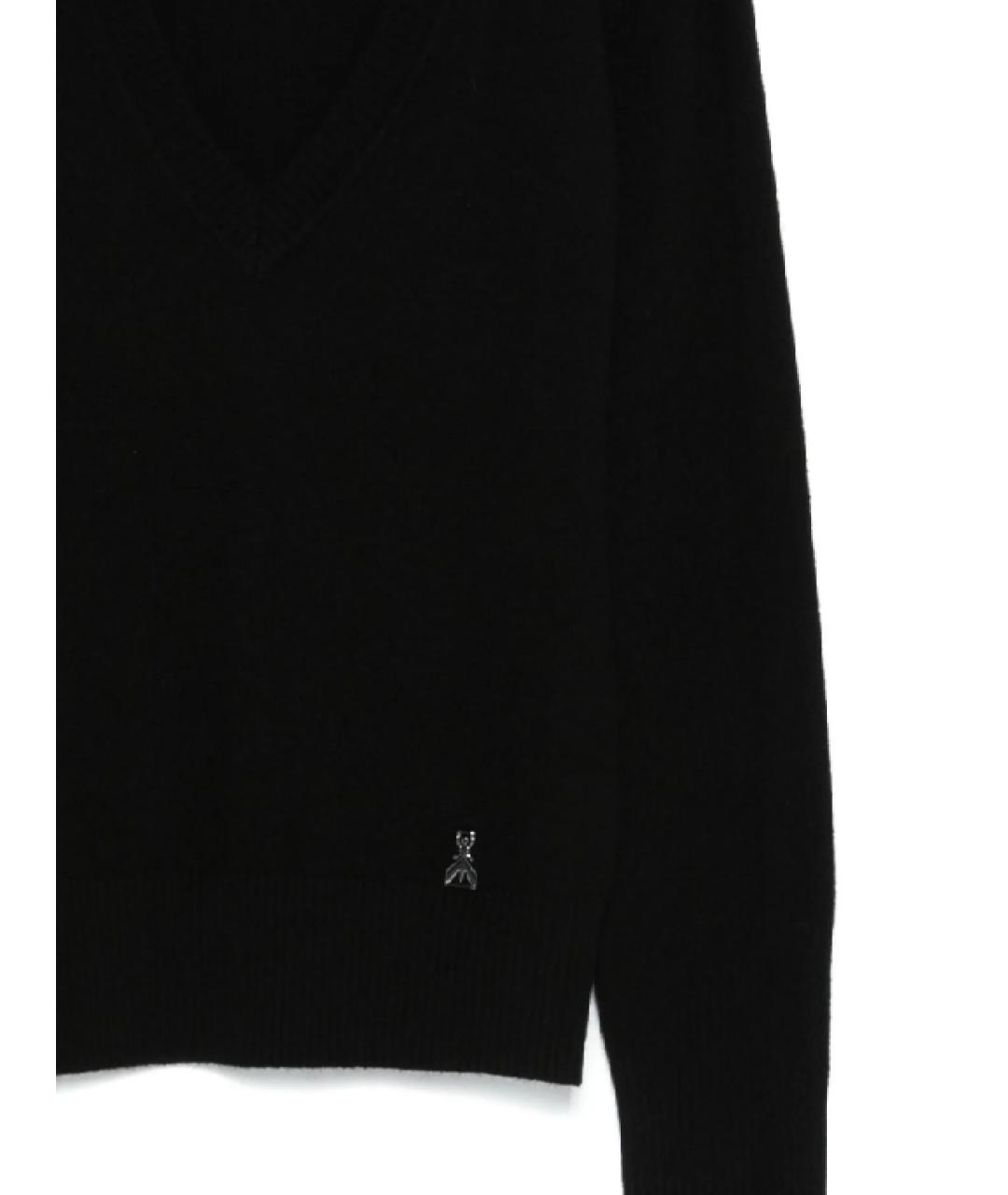 PATRIZIA PEPE Черный кашемировый джемпер / свитер, фото 2