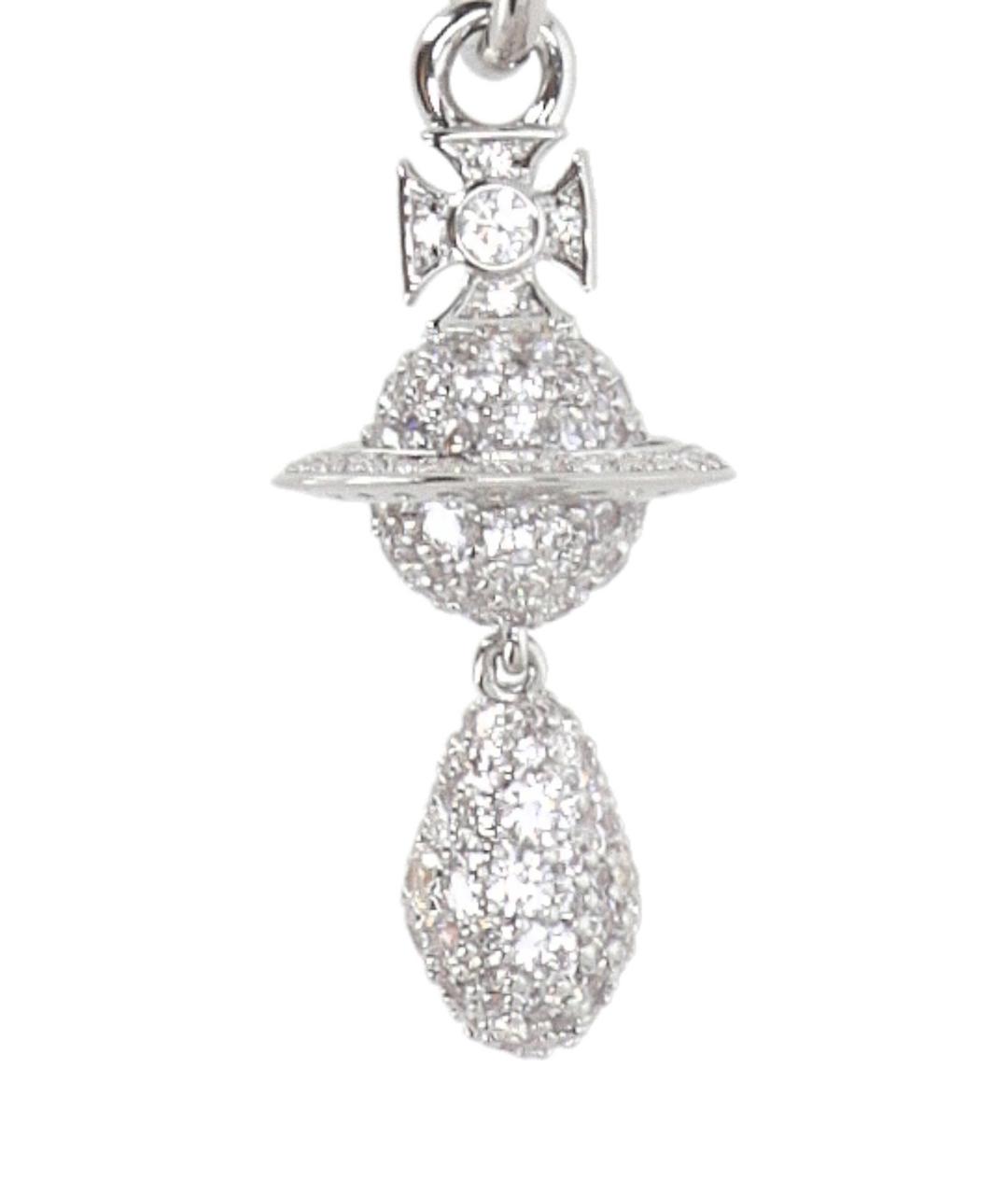 VIVIENNE WESTWOOD Серебряные металлические серьги, фото 2