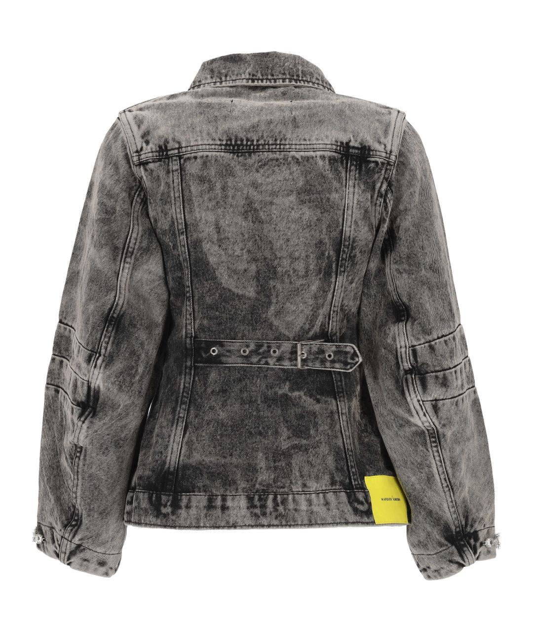 MARQUES' ALMEIDA Черная хлопковая куртка, фото 3