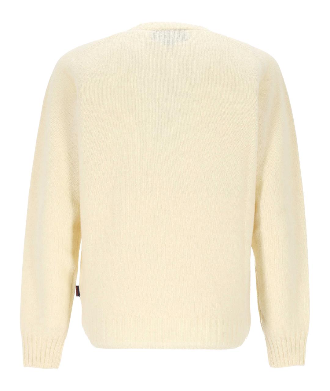 SEBAGO Бежевый шерстяной джемпер / свитер, фото 3