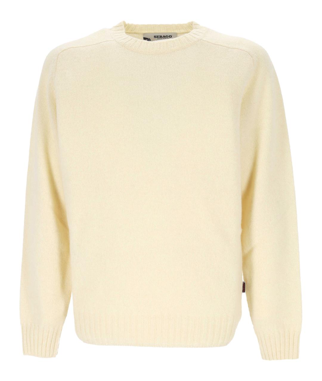 SEBAGO Бежевый шерстяной джемпер / свитер, фото 1