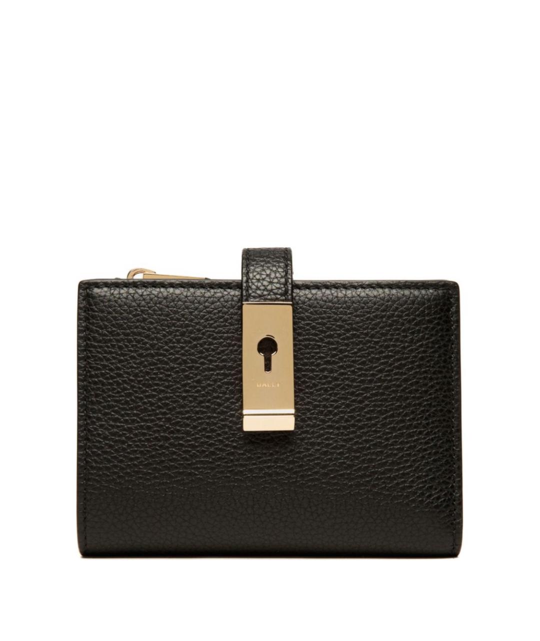 BALLY Черный кожаный кошелек, фото 1
