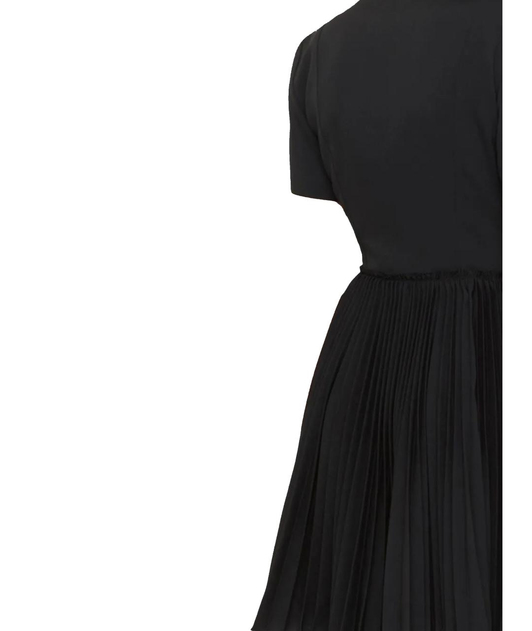 BURBERRY Черное полиэстеровое повседневное платье, фото 3