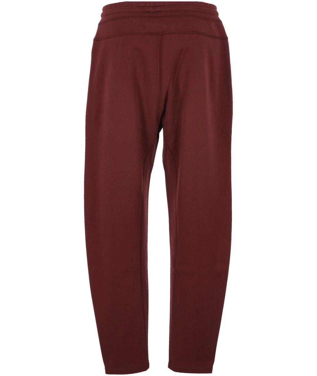 BRUNELLO CUCINELLI Красные хлопковые повседневные брюки, фото 3