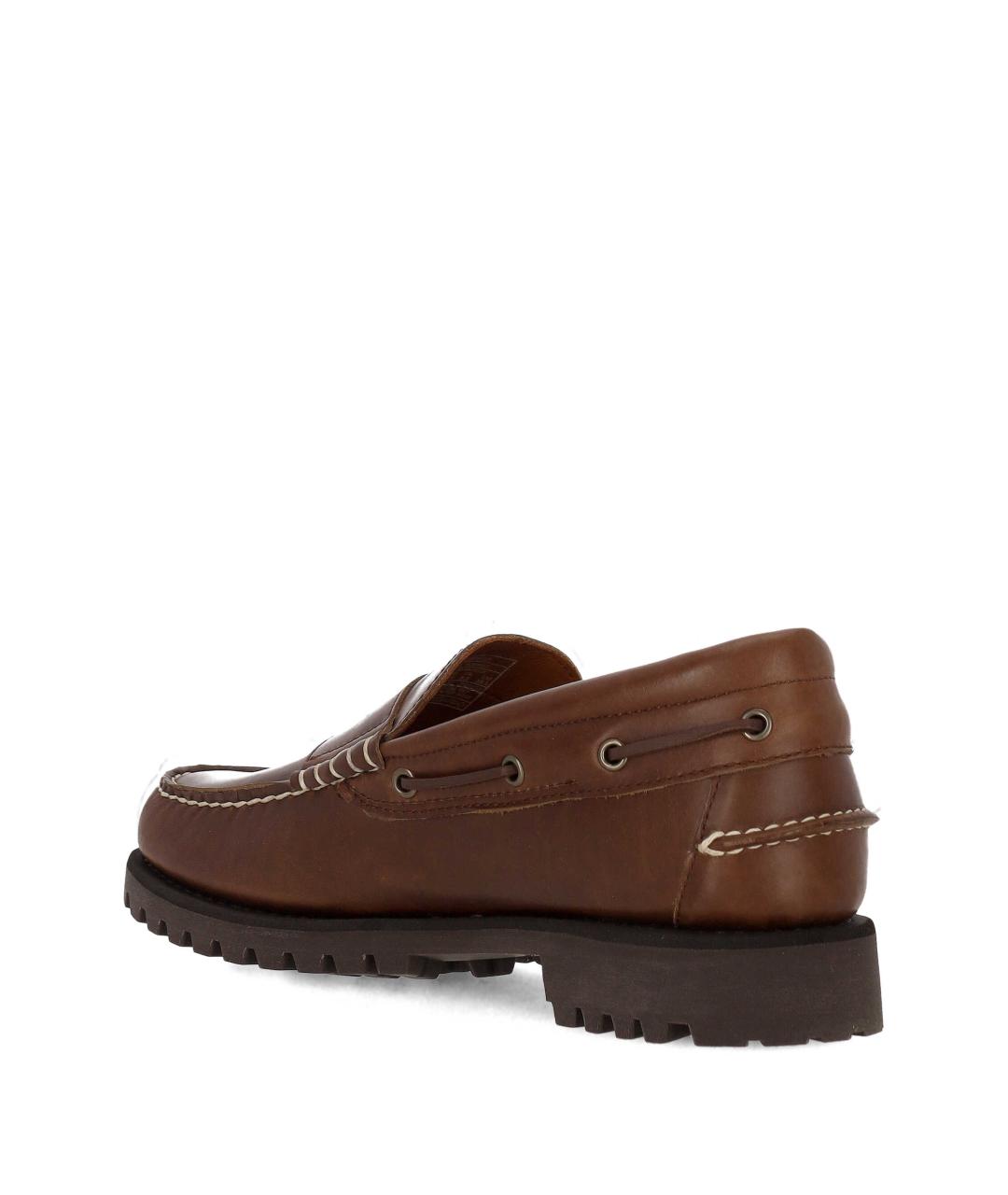 SEBAGO Коричневые кожаные лоферы, фото 3
