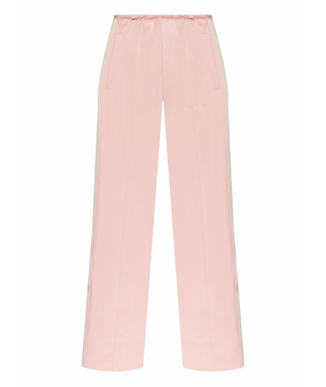 PALM ANGELS Розовые полиэстеровые спортивные брюки и шорты, фото 1