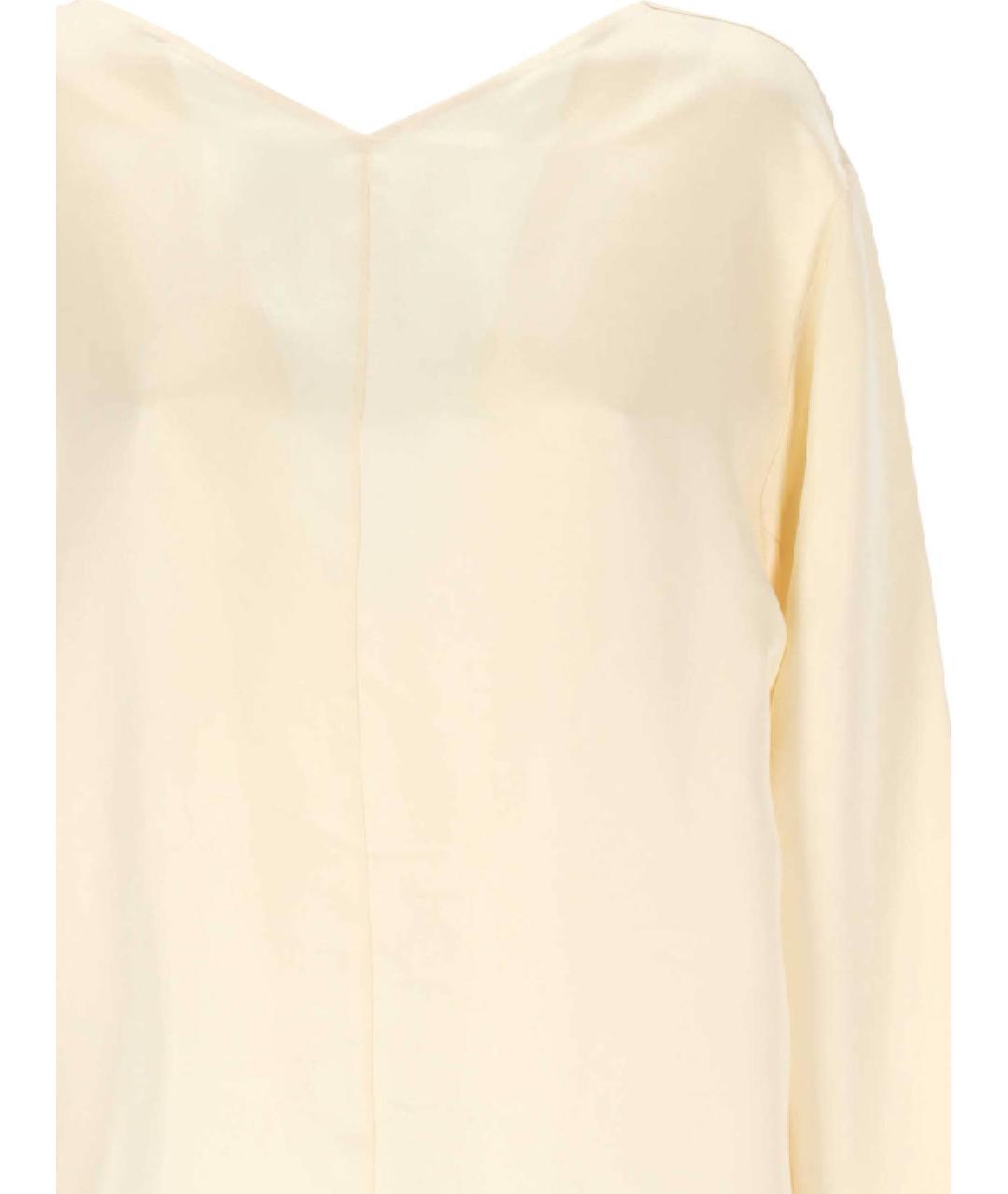 KHAITE Бежевая блузы, фото 2