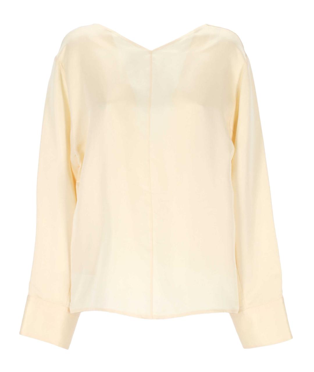 KHAITE Бежевая блузы, фото 1