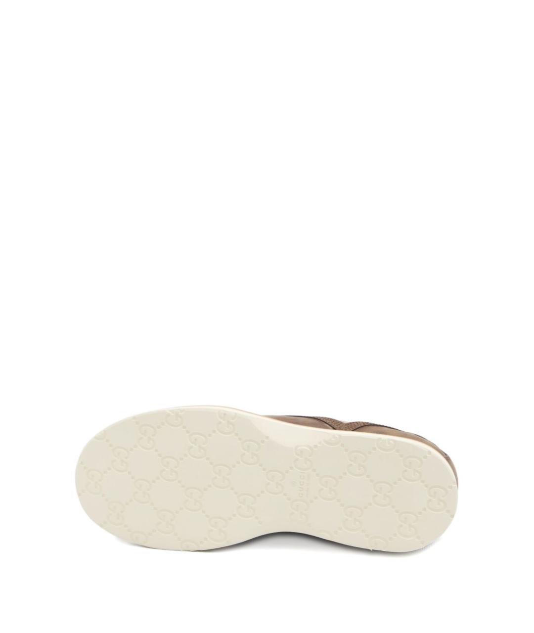 GUCCI Коричневые низкие ботинки, фото 5