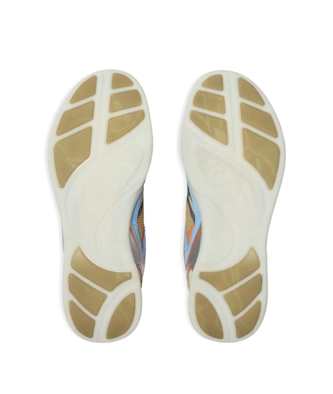 BURBERRY Мульти низкие кроссовки / кеды, фото 5