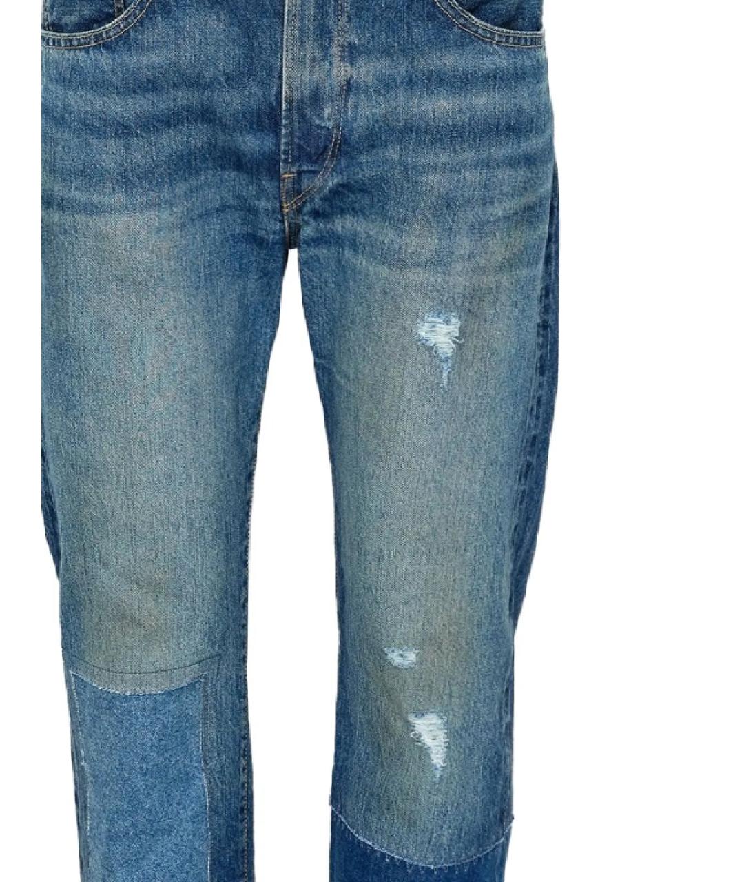 JUNYA WATANABE Синие хлопковые джинсы скинни, фото 2