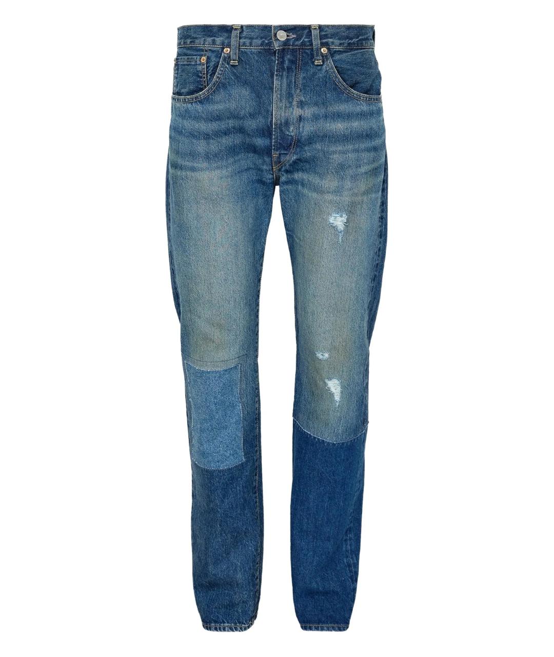 JUNYA WATANABE Синие хлопковые джинсы скинни, фото 1