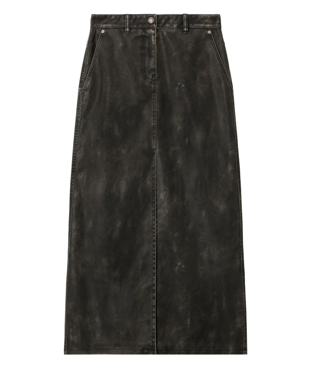 PALM ANGELS Серая юбка макси, фото 1