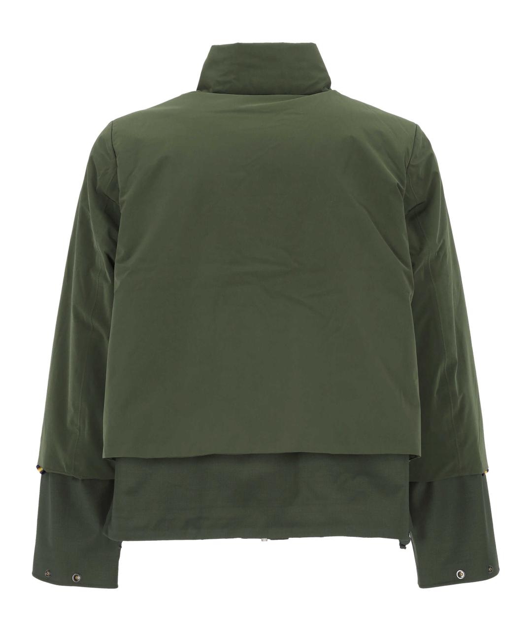 K-WAY Зеленая полиэстеровая куртка, фото 3