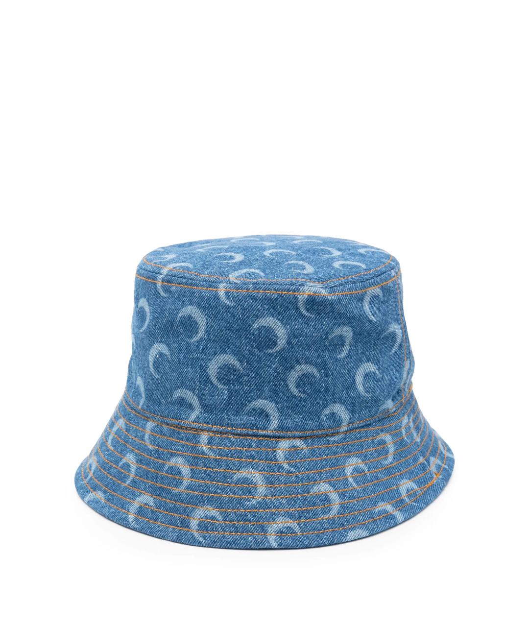 MARINE SERRE Синяя хлопковая панама, фото 1