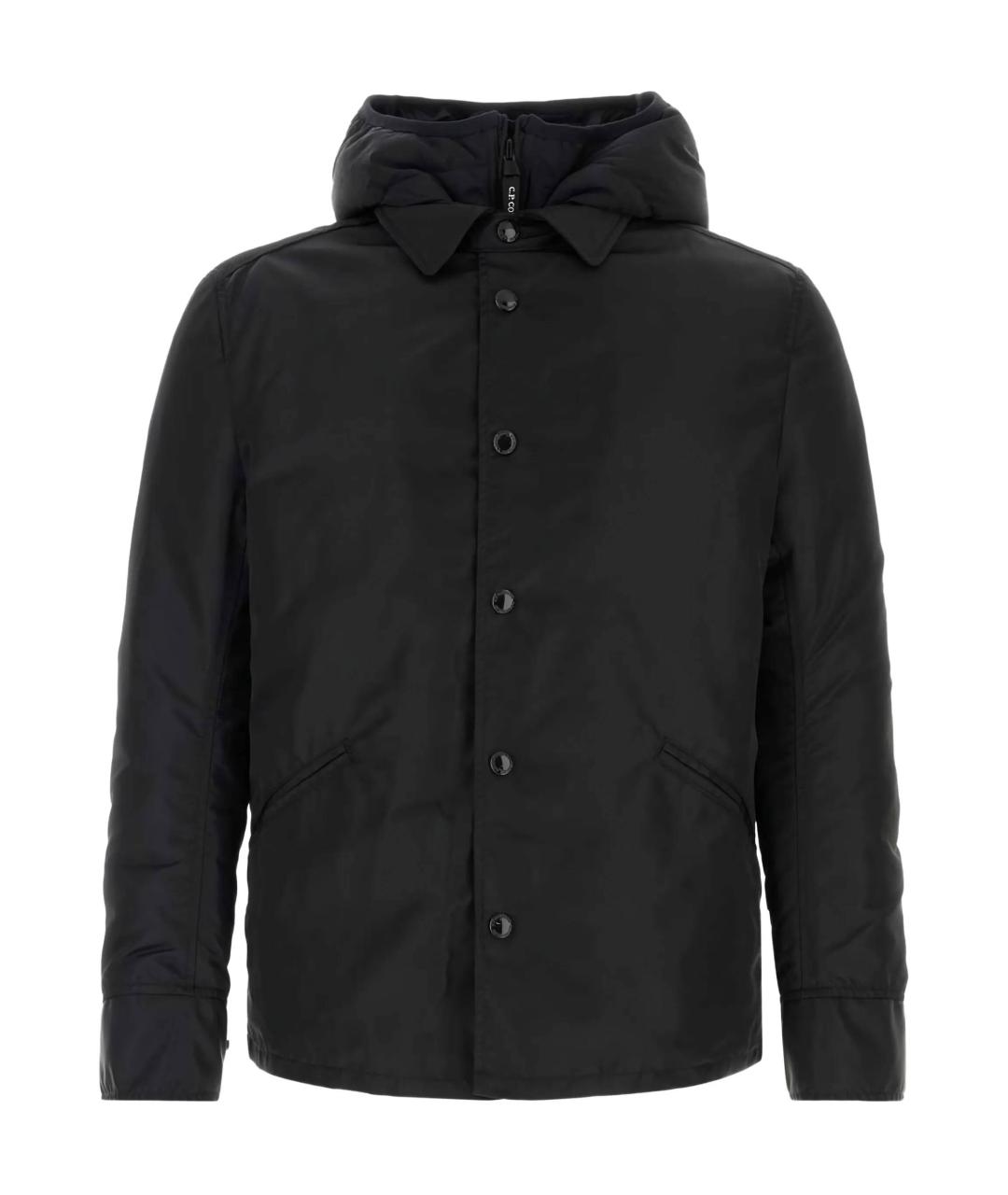 CP COMPANY Черная полиамидовая куртка, фото 1