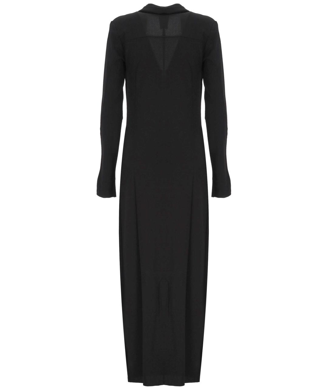 THOM KROM Черное вискозное повседневное платье, фото 3