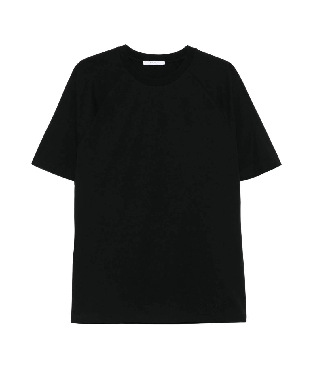 GIVENCHY Черная хлопковая футболка, фото 1