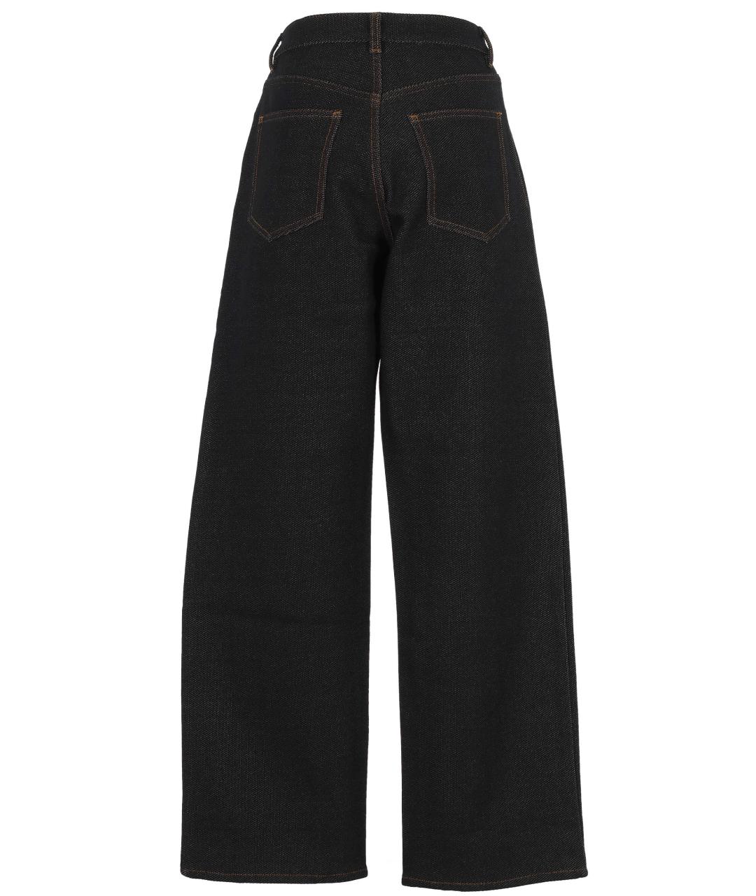 ALAIA Черные хлопковые прямые джинсы, фото 3