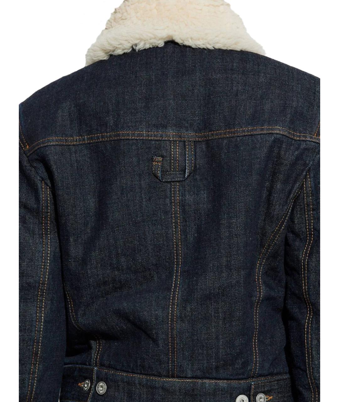 JACQUEMUS Темно-синяя хлопковая куртка, фото 3