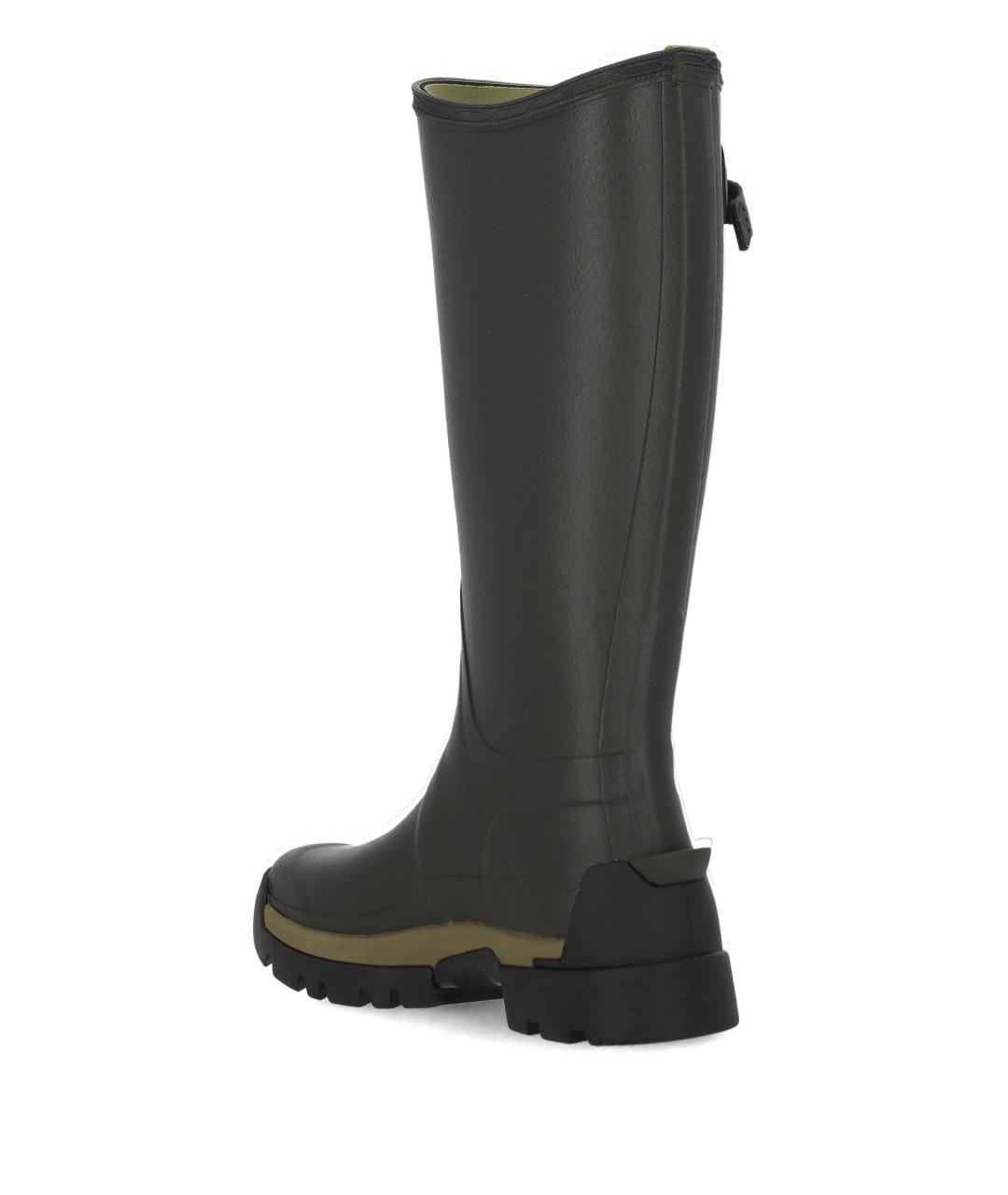 HUNTER Зеленые резиновые сапоги, фото 3