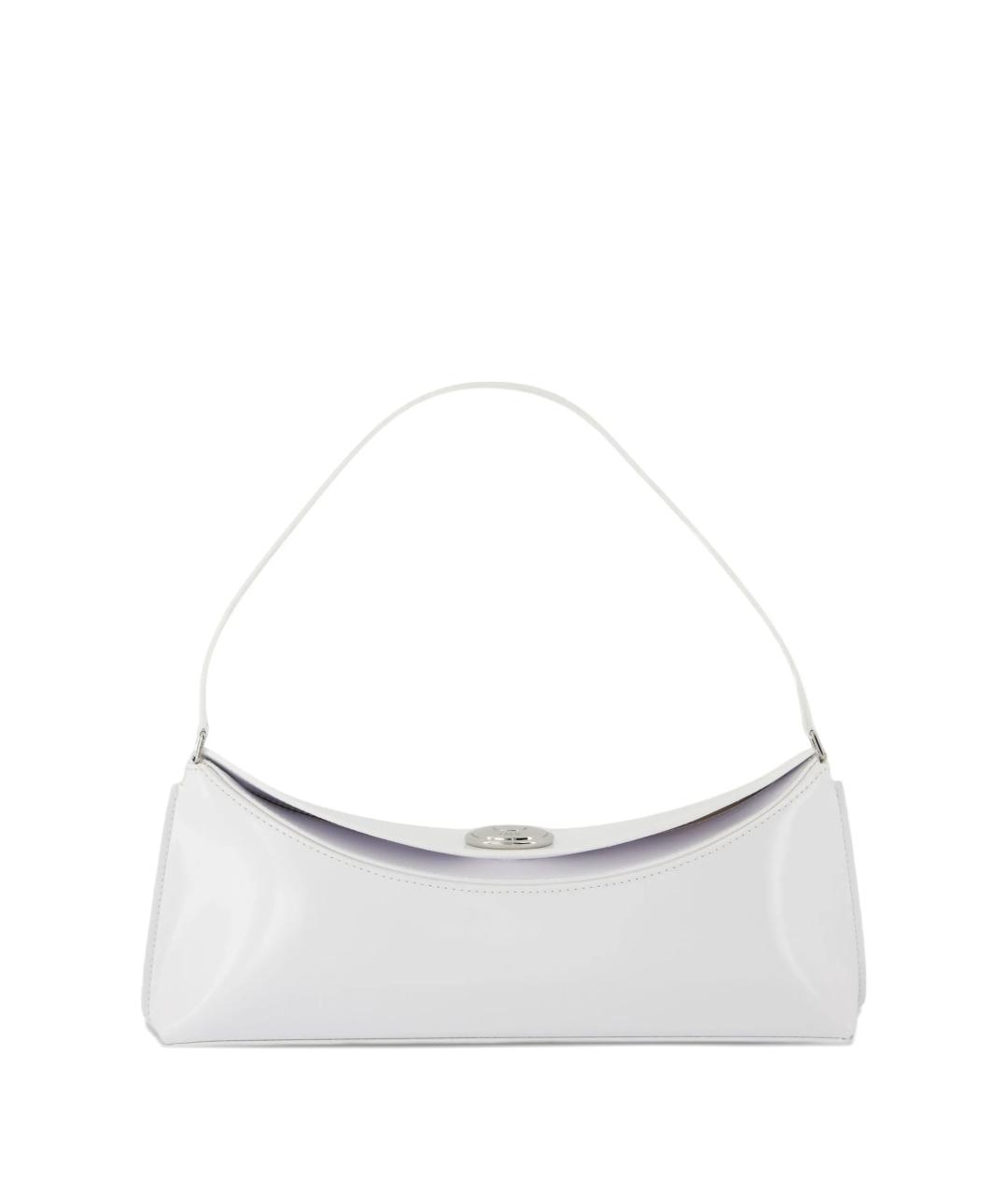 JACQUEMUS Белая кожаная сумка через плечо, фото 1