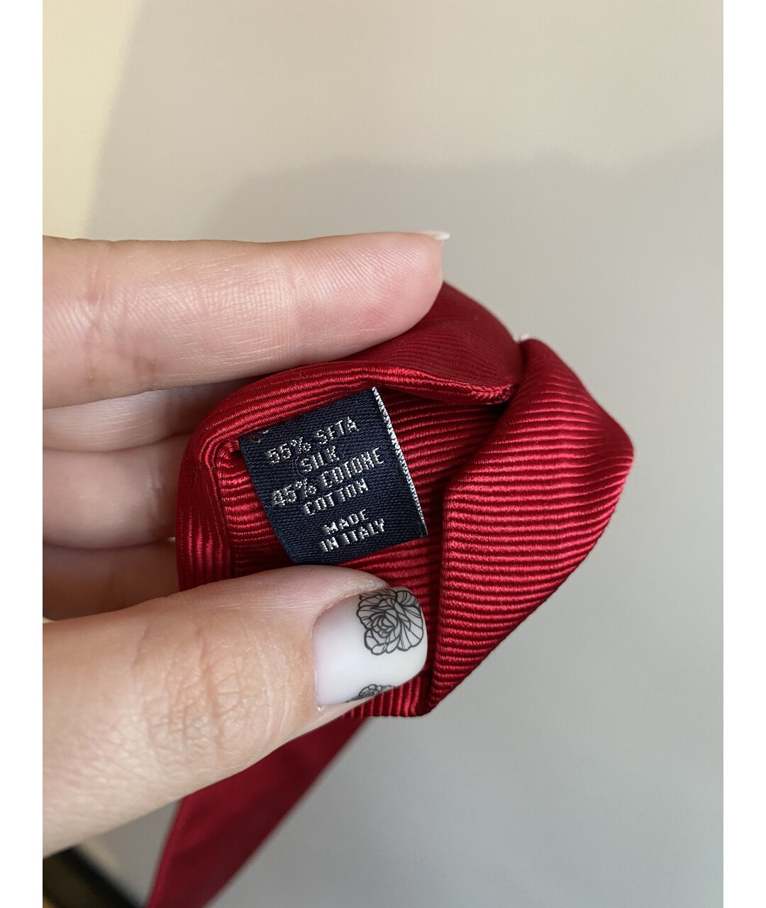 PAL ZILERI Красный шелковый галстук, фото 3