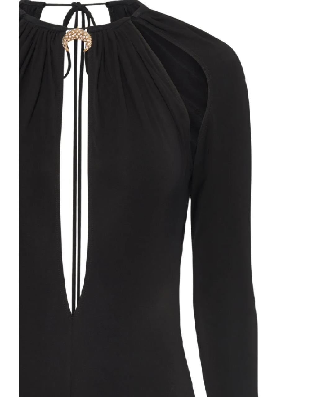 MARINE SERRE Черное вискозное боди, фото 2