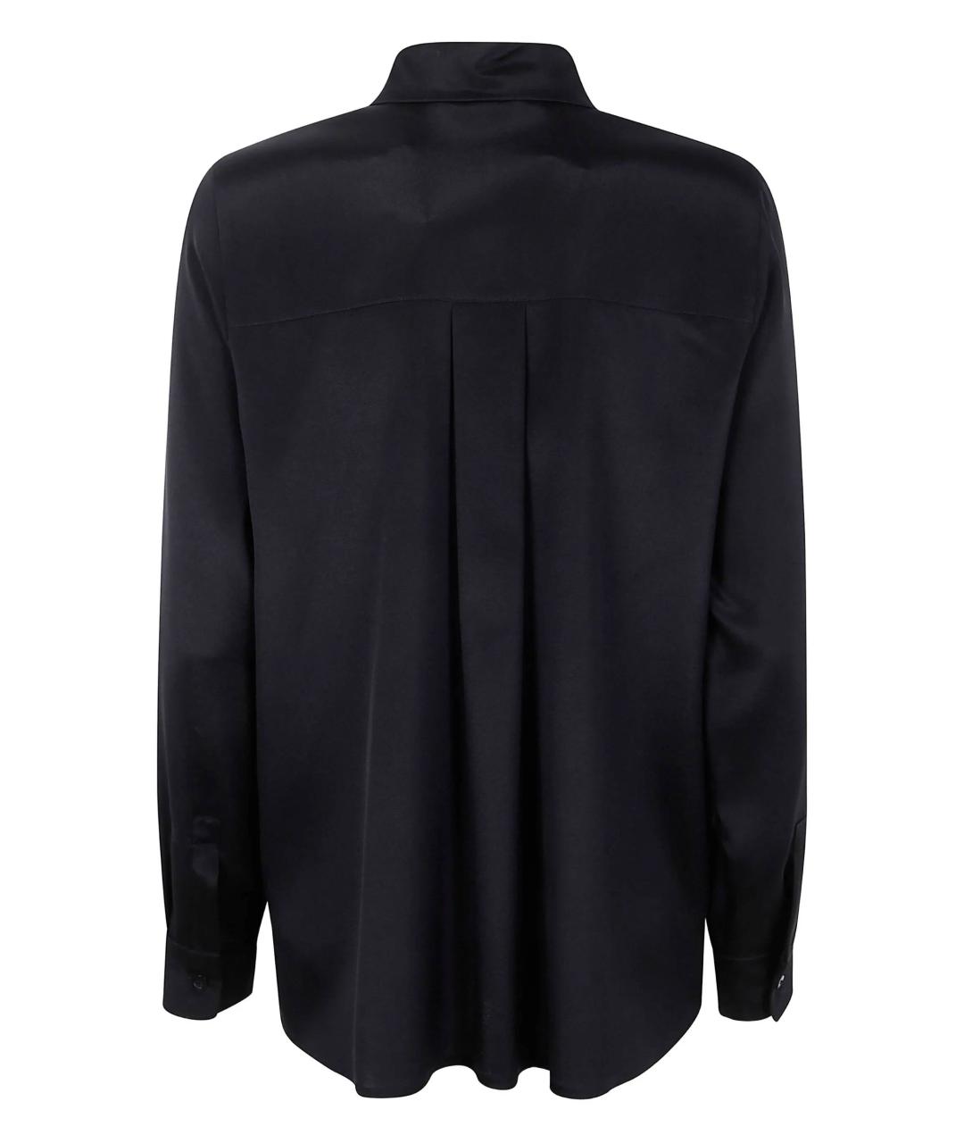 MAX MARA Черная шелковая рубашка, фото 3