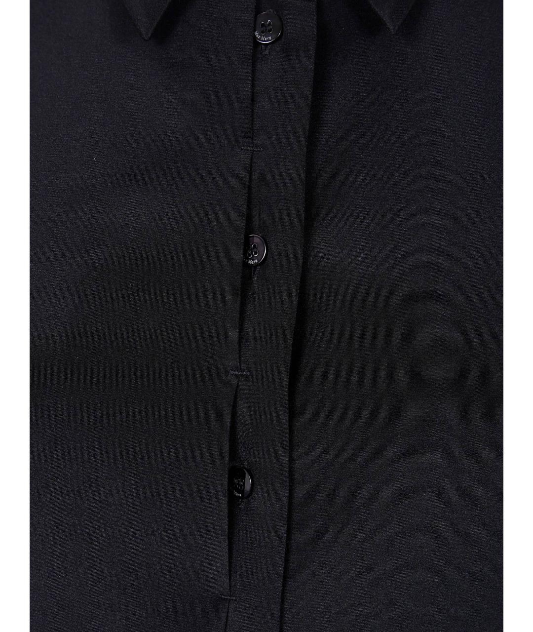 MAX MARA Черная шелковая рубашка, фото 2