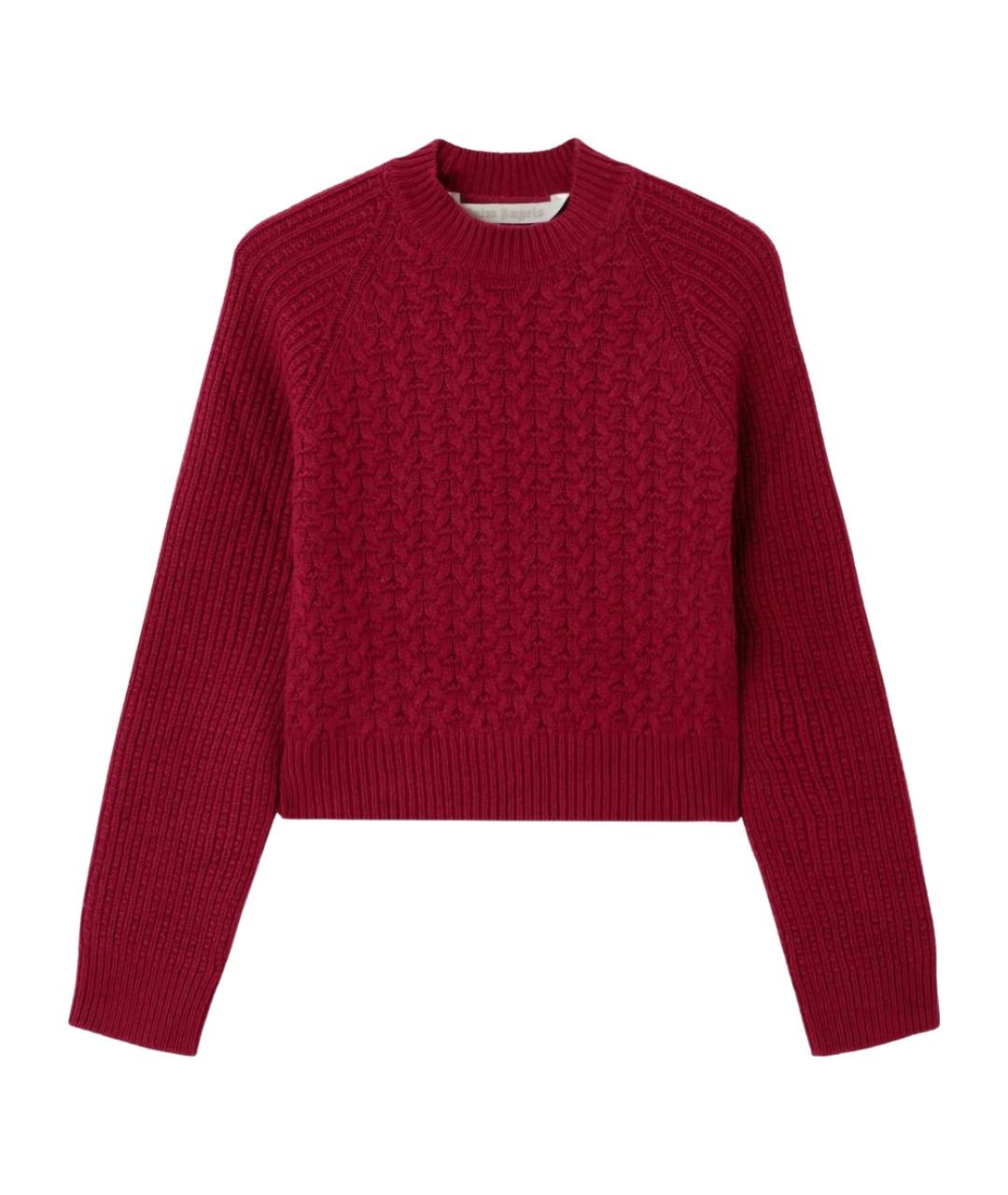 PALM ANGELS Красный шерстяной джемпер / свитер, фото 1