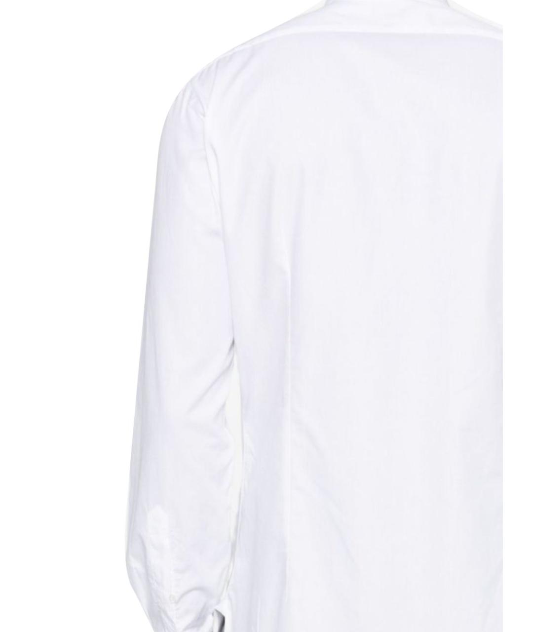 BARBA Белая хлопковая классическая рубашка, фото 3