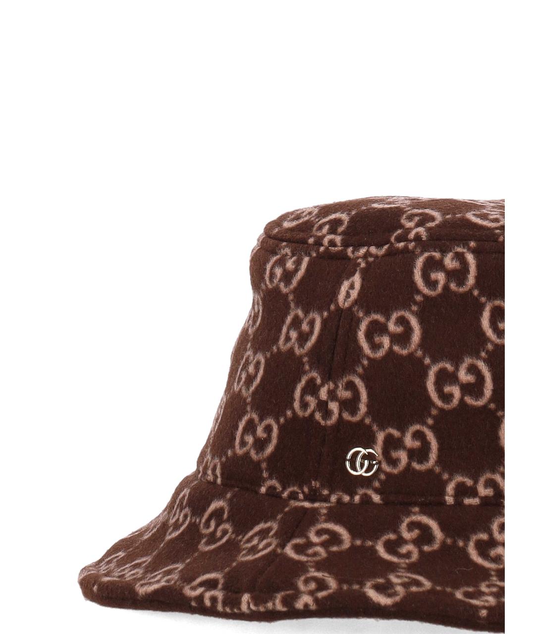 GUCCI Коричневая панама, фото 3