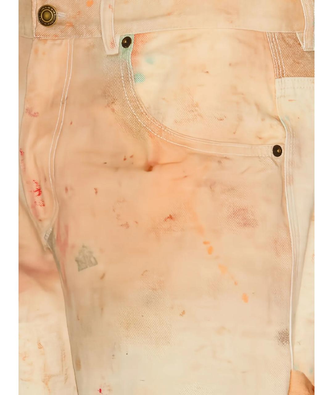 ISABEL MARANT Мульти хлопко-полиэстеровые прямые джинсы, фото 2